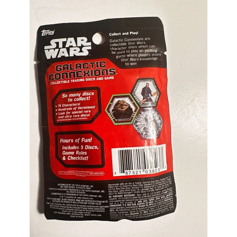 Topps Star Wars Galactic Connections 5 Discs New Sealed